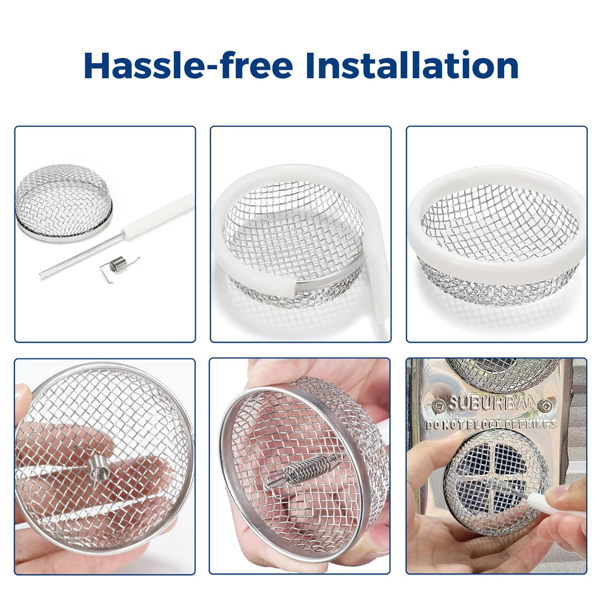 hillhub mounted round vent on RV exterior illustrating pest protection benefit