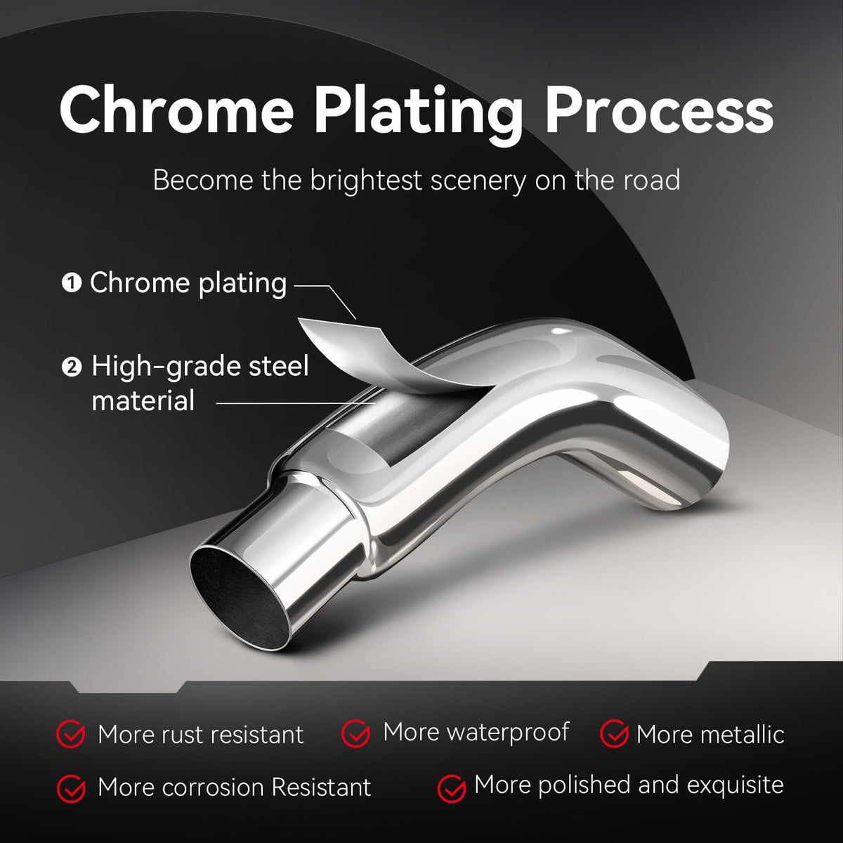 HILMITILE stainless steel clamp and hardware included for easy installation benefit