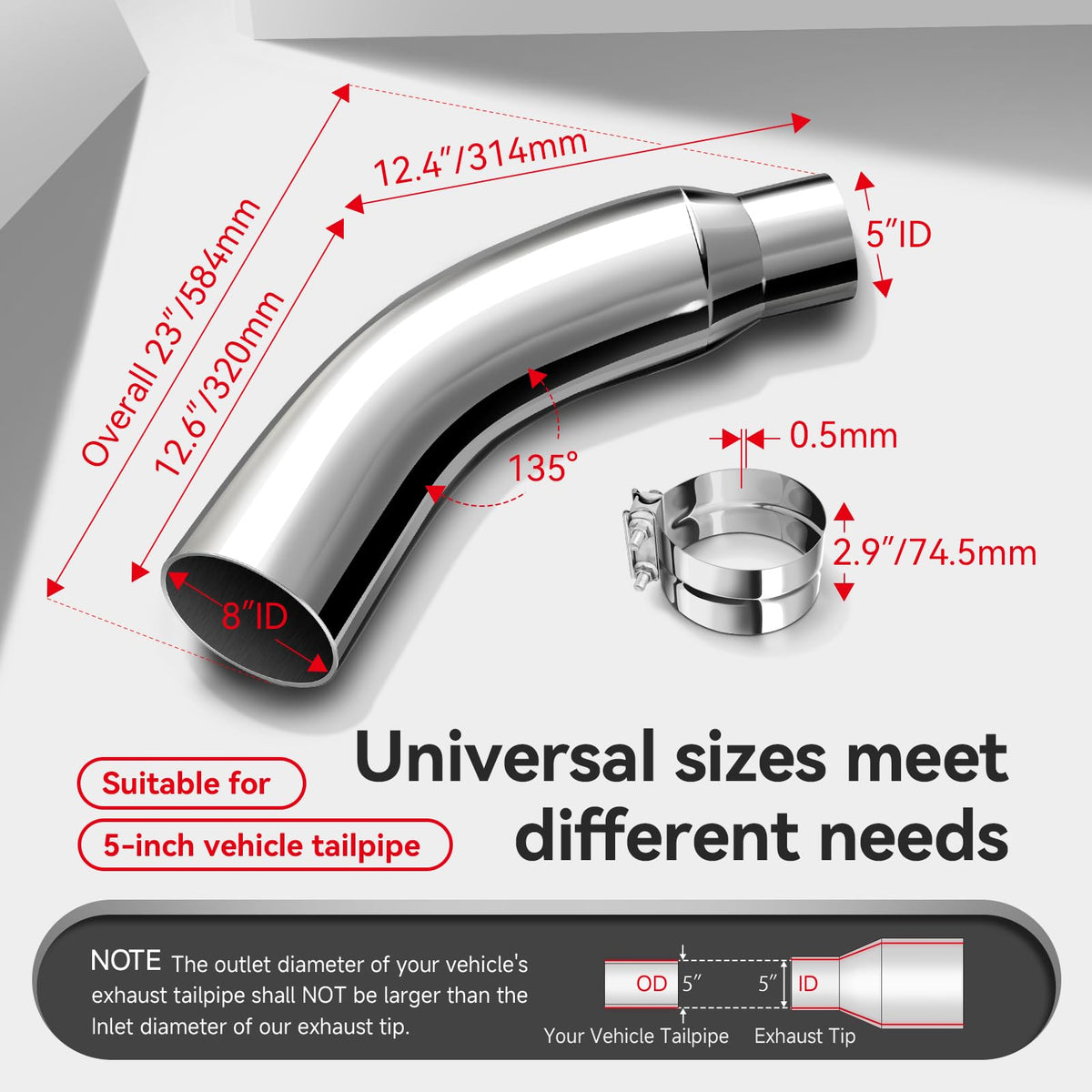 HILMITILE packaging and included clamp showing everything needed for mounting
