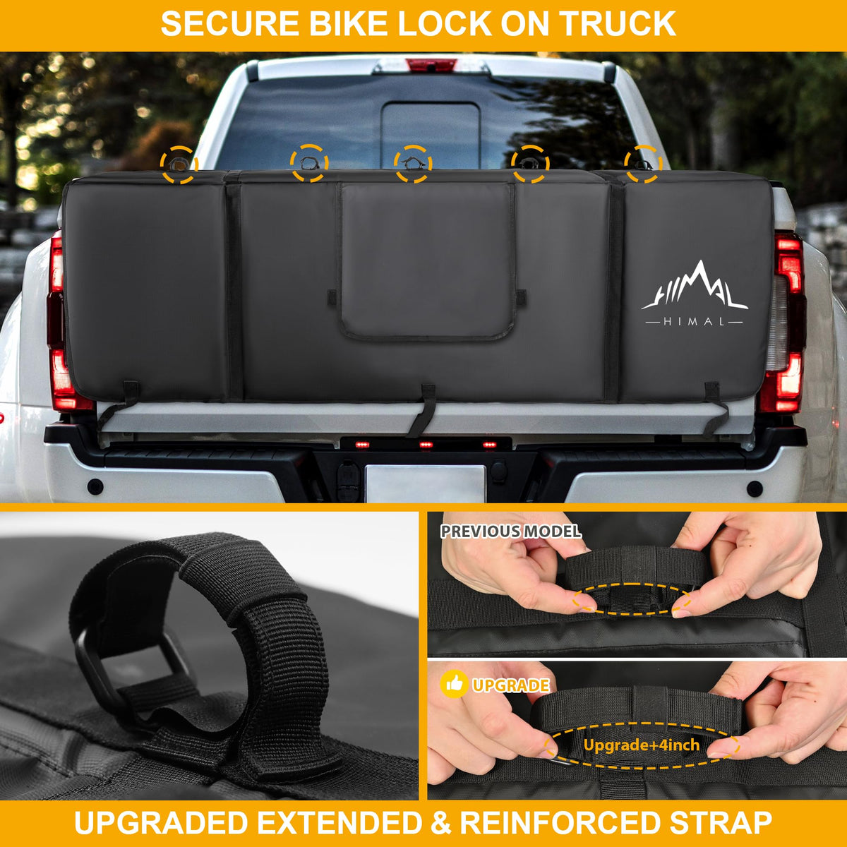 Himal Outdoors enlarged rear window keeping backup camera view clear while installed