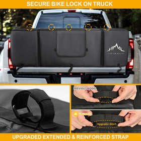 Himal Outdoors enlarged rear window keeping backup camera view clear while installed
