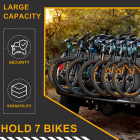 Himal Outdoors pad installed on truck with bikes secured, saving bed space