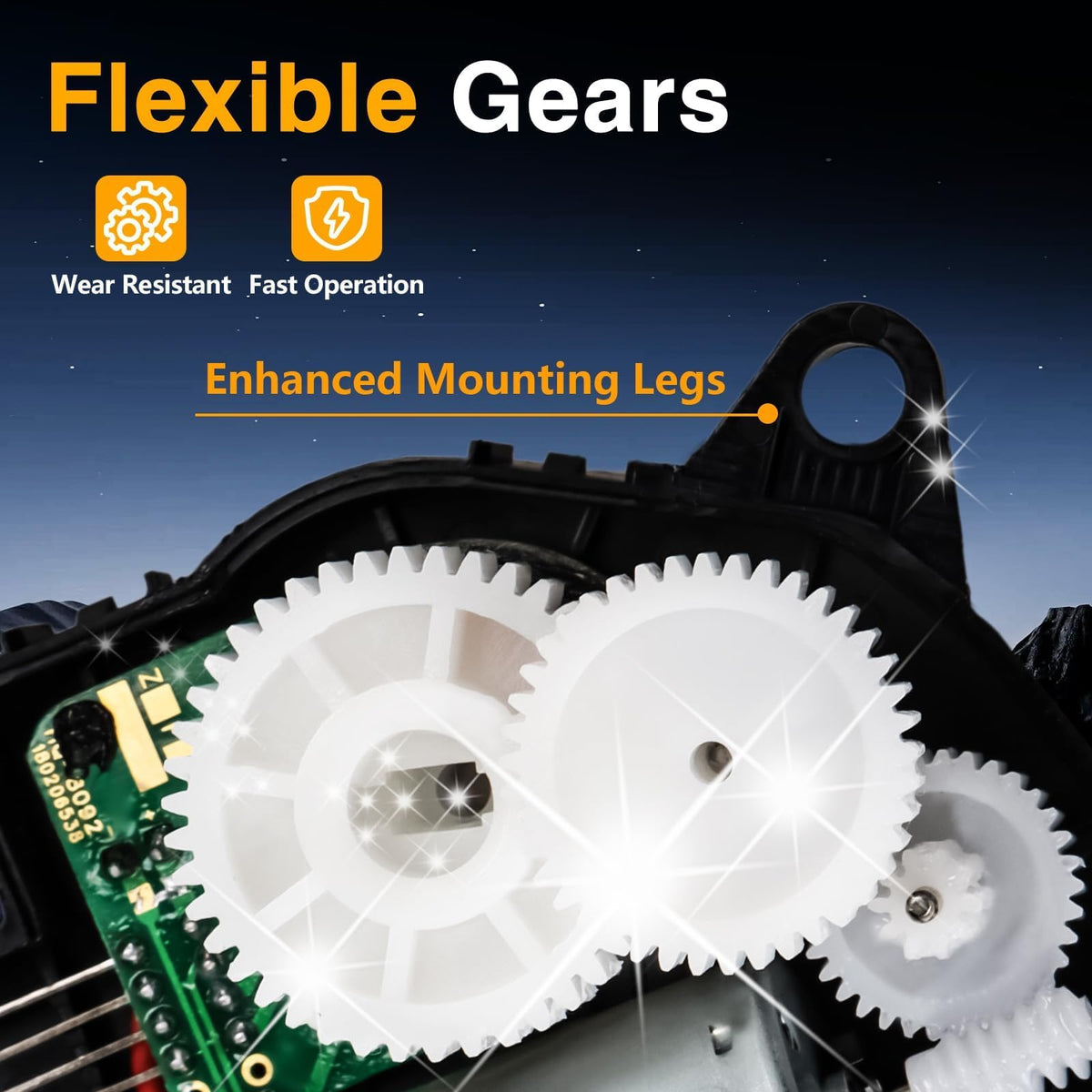 HIMARKLIF actuator back connector detail showing plug-fit convenience