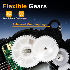 HIMARKLIF actuator back connector detail showing plug-fit convenience