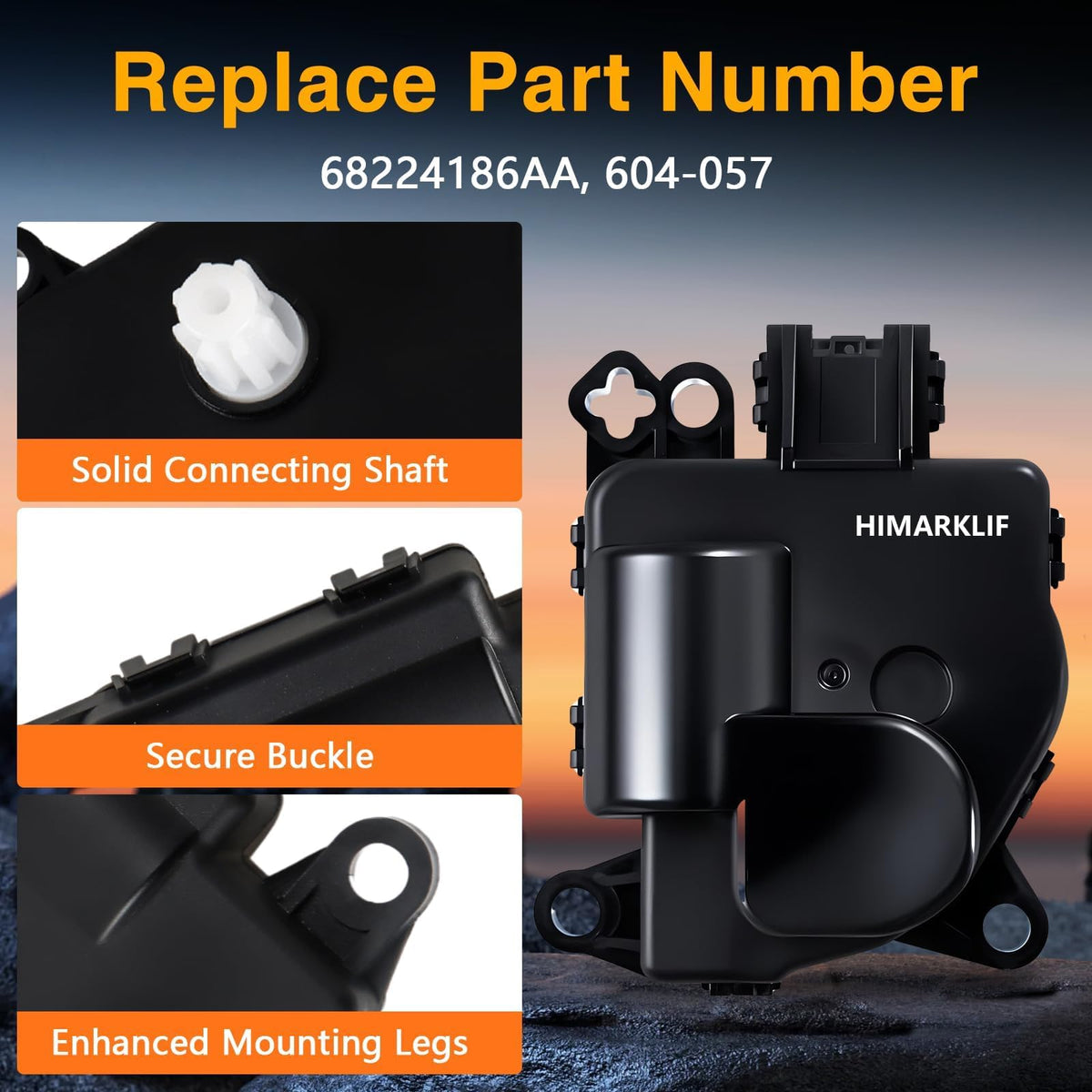 HIMARKLIF actuator installed in HVAC housing showing restored airflow