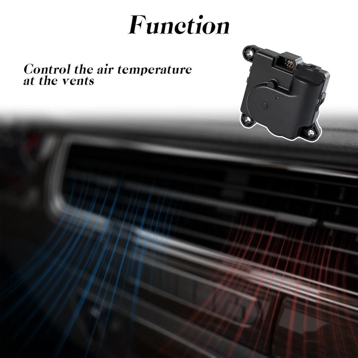 HIMARKLIF actuator next to ruler showing compact size for easy installation