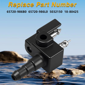 HIMARKLIF connector installed on fuel line demonstrating quick tool-free connection