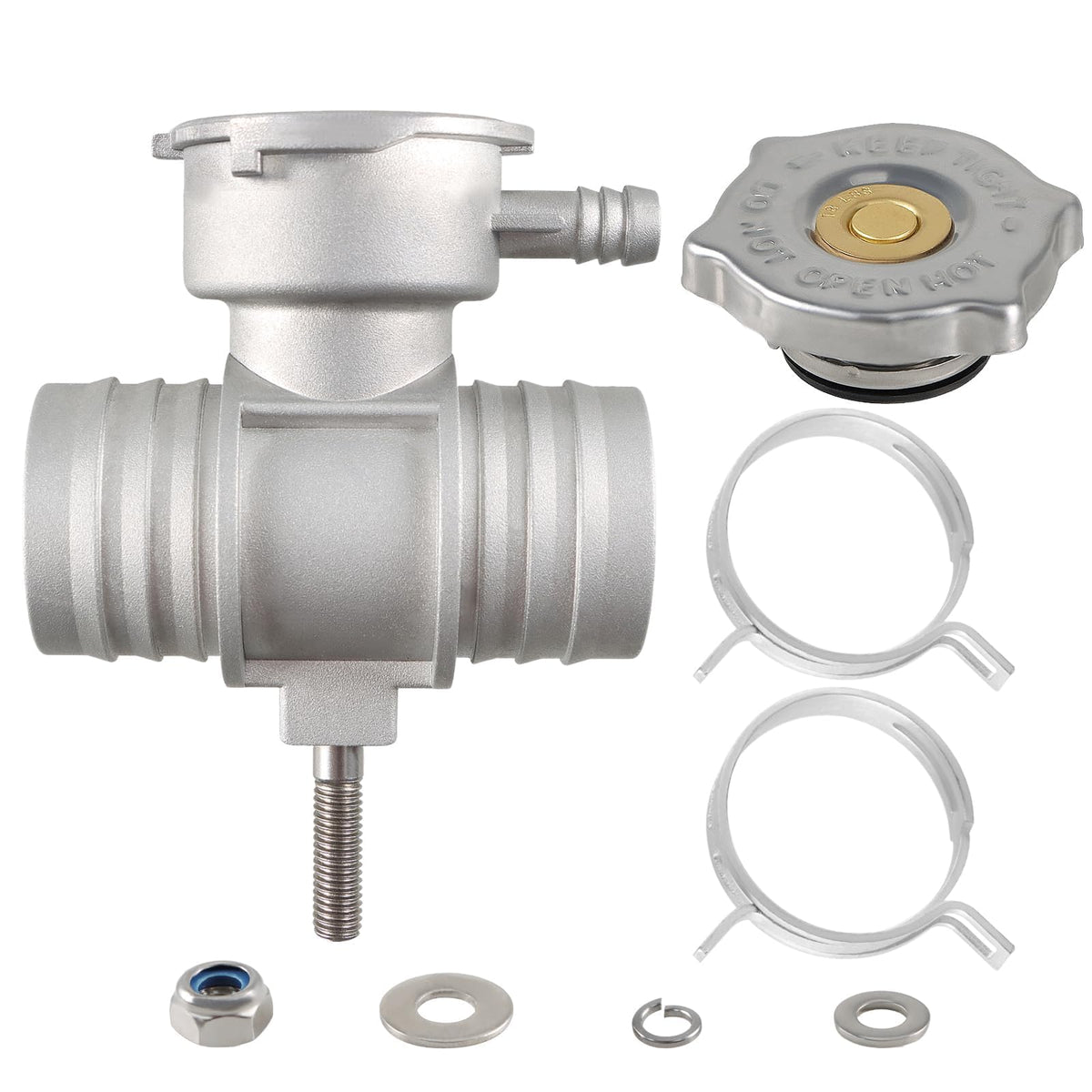 HIMARKLIF front view assembly showing durable aluminum neck and cap benefits longer life