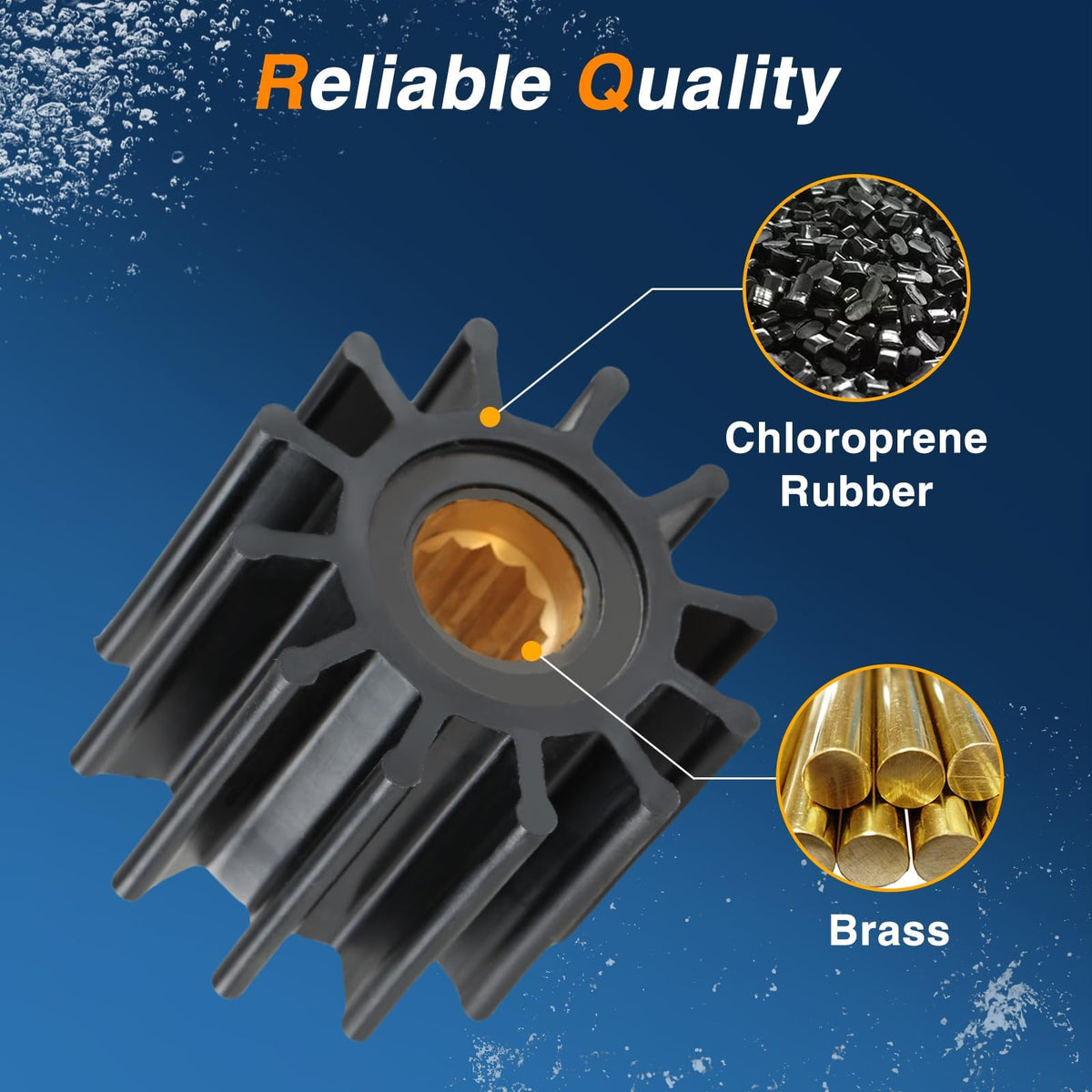 HIMARKLIF gasket and two O-rings detail showing improved seal reliability