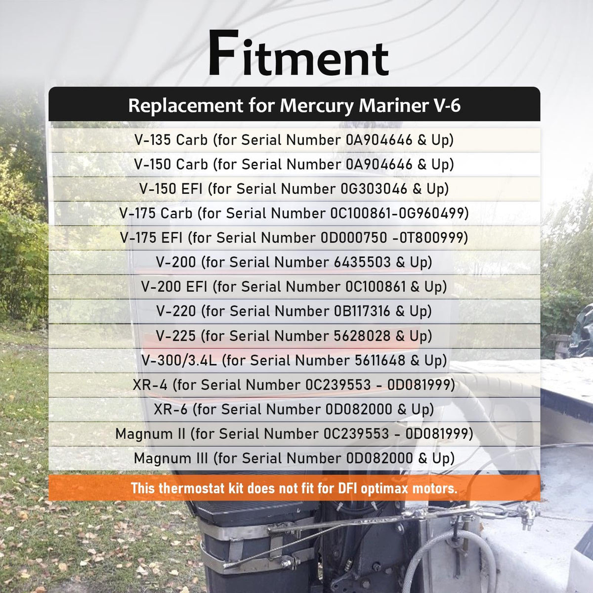HIMARKLIF thermostat installed on engine showing direct fit benefit