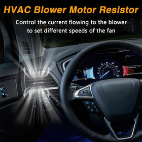 HIMARKLIF resistor mounted under dash illustrating straightforward install access