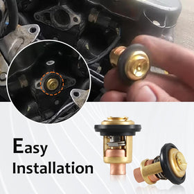 HIMARKLIF thermostat in a boat engine bay demonstrating improved cooling