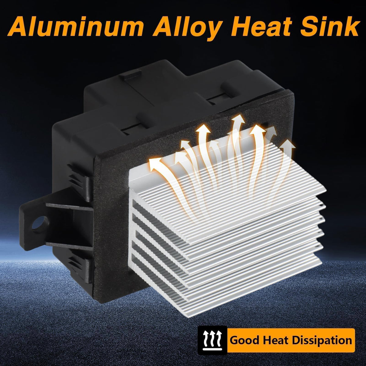 HIMARKLIF aluminum heat sink close-up improving heat dissipation and lifespan