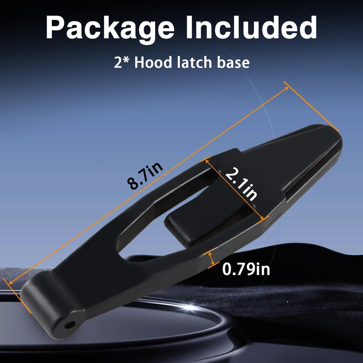 HIMARKLIF next to ruler size comparison showing OEM-dimension fit benefit