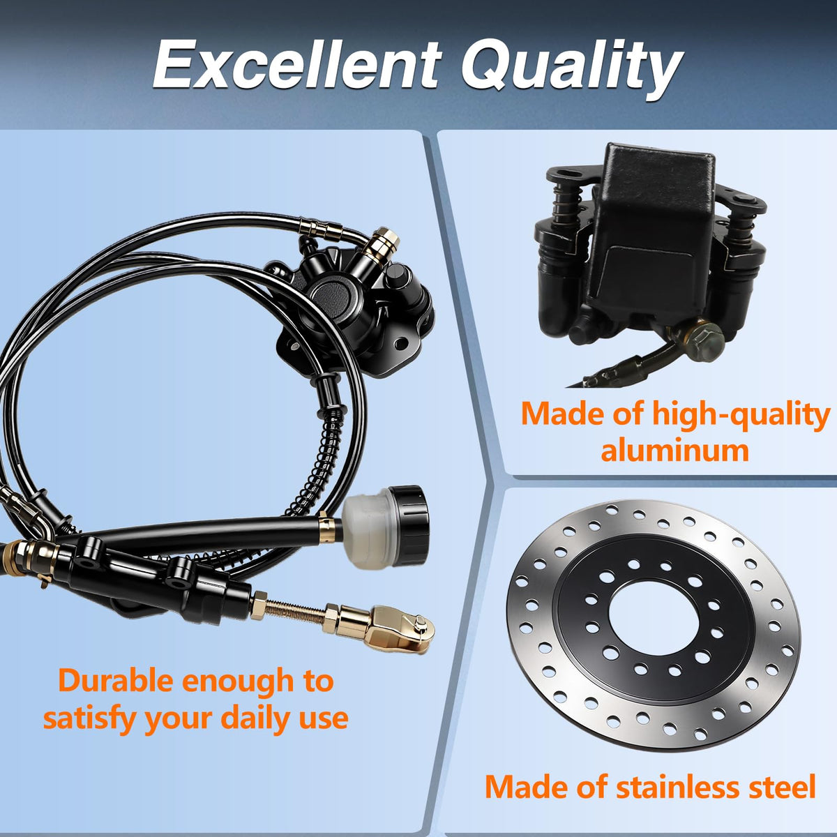 HIMARKLIF stainless rotor edge detail highlighting anti-rust surface and heat resistance benefit