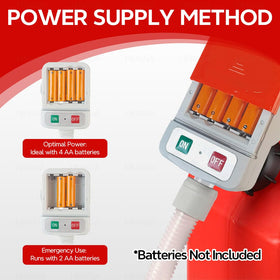 HiNADA close-up of auto-stop sensor ensuring overflow prevention benefit