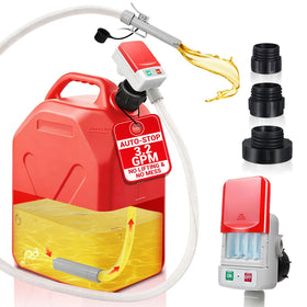 HiNADA front view of compact pump showing controls and portability benefit