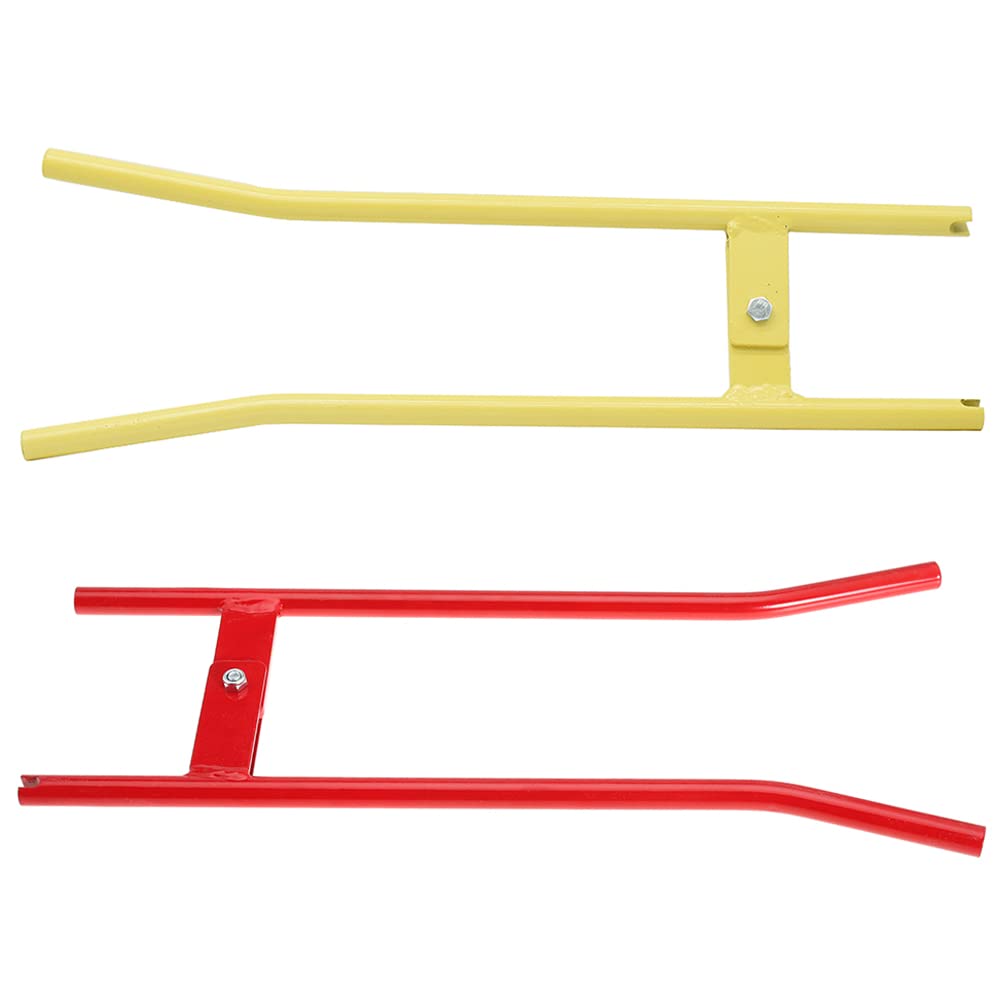 Hinyefir front view tool showing grooved tip and handle, enables safe spring alignment