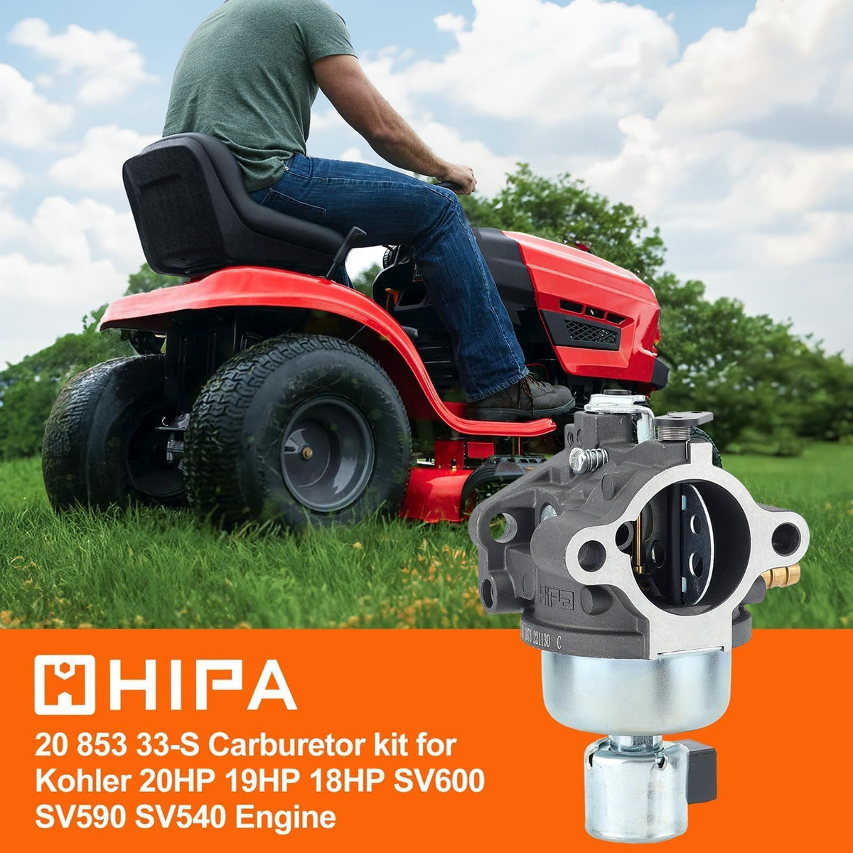 Hipa carburetor throttle bore close-up highlighting accurate airflow control