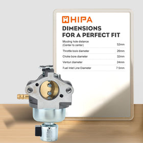 Hipa carburetor fuel pump and filter closeup emphasizing reliable fuel flow