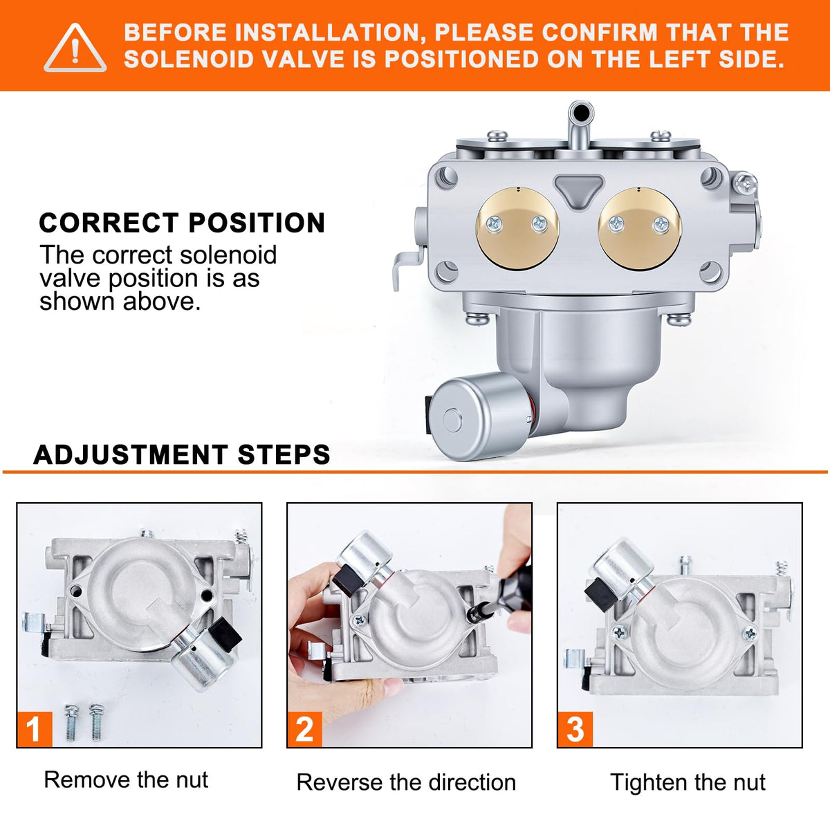 Hipa carburetor side with solenoid visible for correct orientation benefit