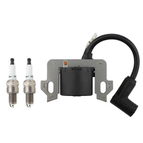 Hipa ignition coil front view showing mounting points and connectors for accurate fit