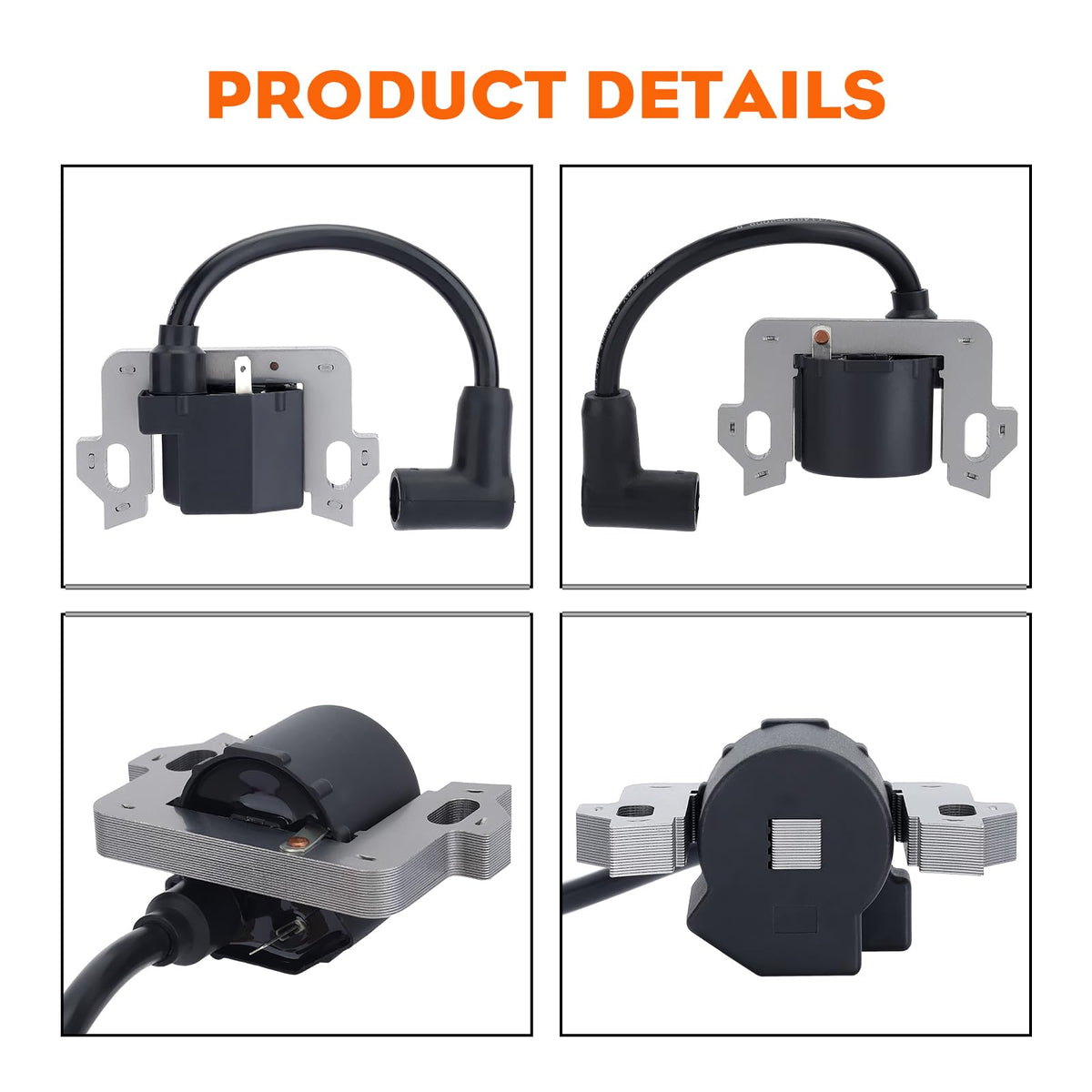 Hipa ignition coil in mower repair setting showing improved starting performance
