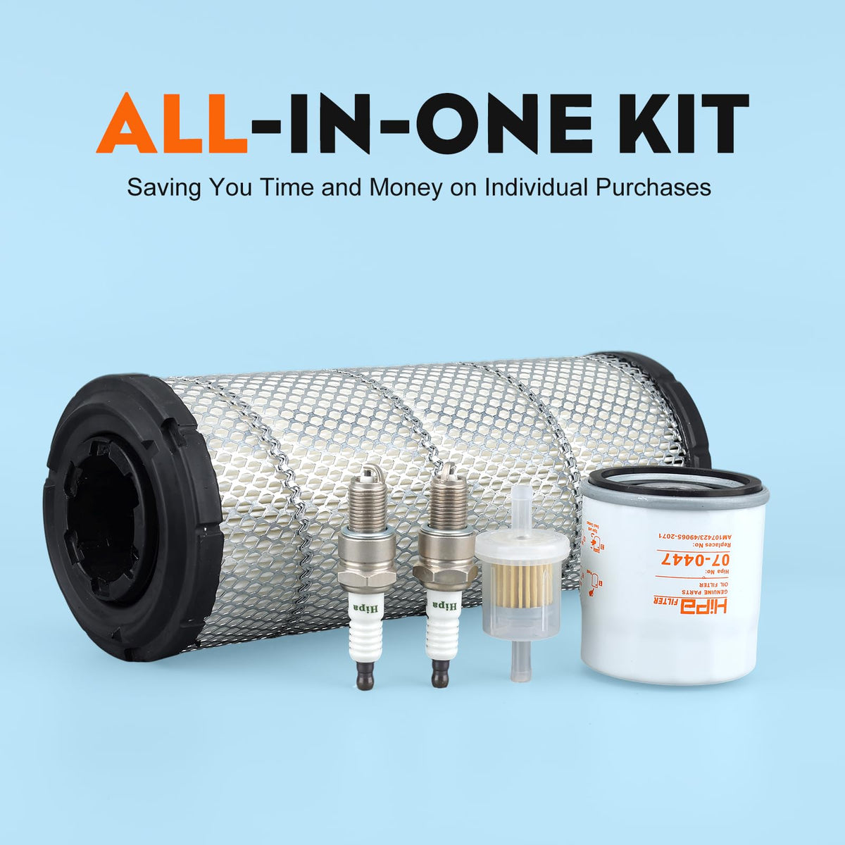 Hipa inner air filter detail demonstrating robust pleats and longer life