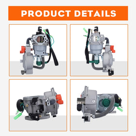 HIPA lifestyle generator backup setup depicting clean-burning propane use