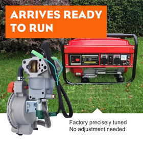 HIPA size comparison with standard carburetor proving compact footprint