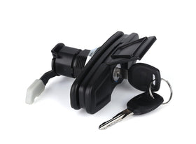 HIRABBIT handle metal and plastic materials closeup for long-lasting strength
