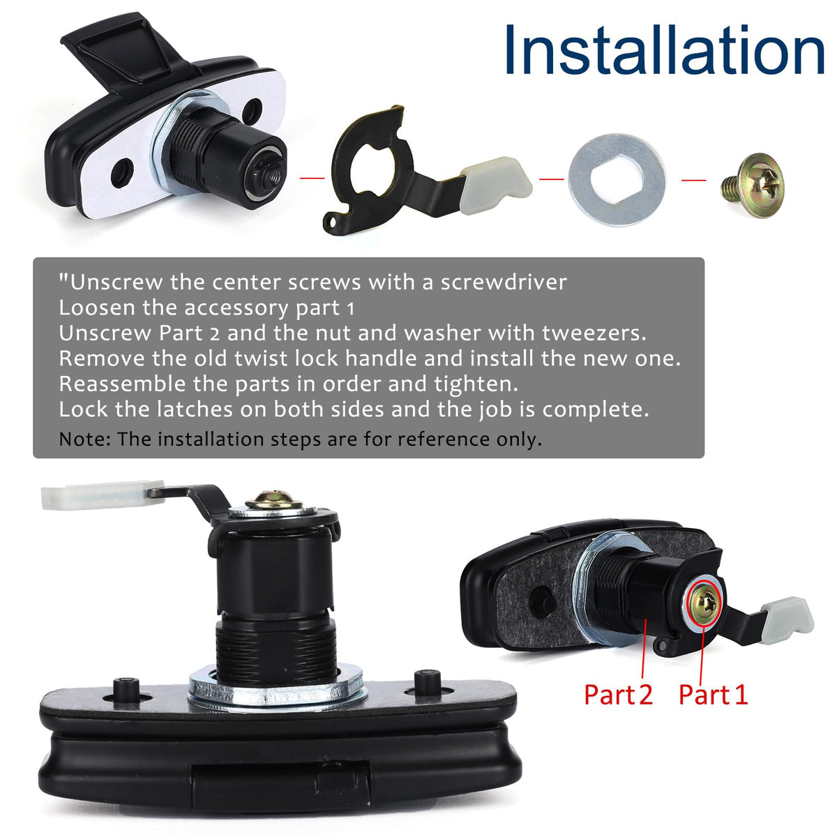 HIRABBIT two keys and cable included for ready-to-install convenience