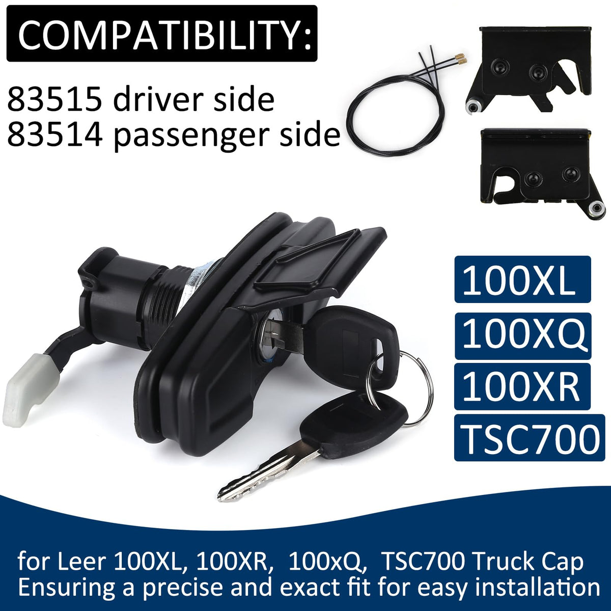 HIRABBIT driver-side striker latch showing secure closure benefit