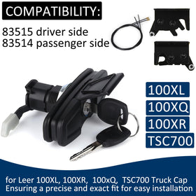 HIRABBIT driver-side striker latch showing secure closure benefit