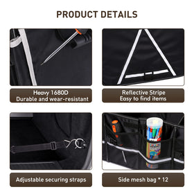 HIRALIY fixing belts attached in trunk to prevent shifting and sliding