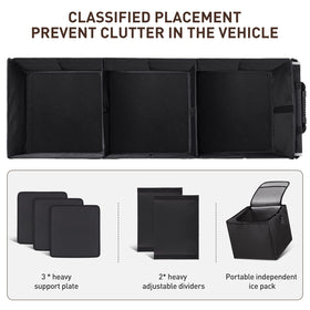 HIRALIY side mesh and flip pockets holding small items for quick access