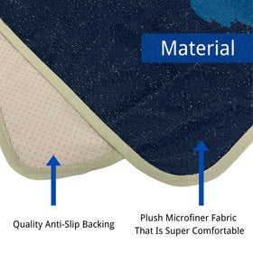 Hirritale cover with gym bag on seat protecting upholstery from sweat