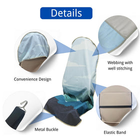 Hirritale installed on driver seat demonstrating secure, slip-free fit