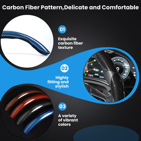 Hiseanllo installed on steering wheel improving grip and style
