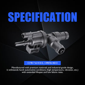HiSport breather valve mounting points visible to confirm bolt and hose alignment