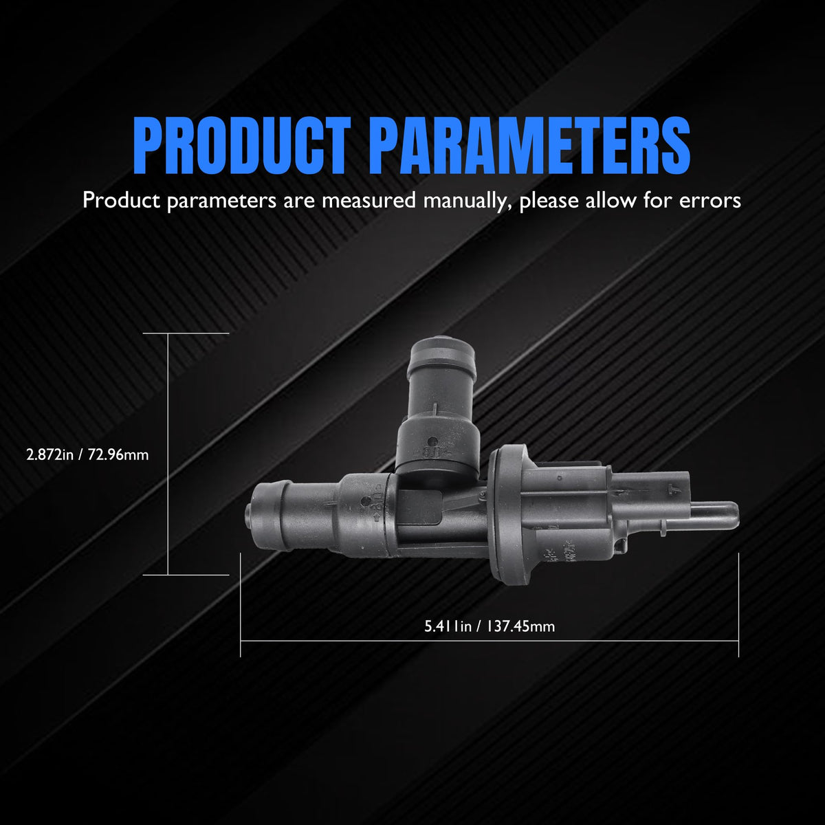 HiSport breather valve packaging and label showing part number for verification