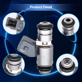 HiSport IWP162 nozzle close-up highlighting four-hole spray pattern for finer atomization