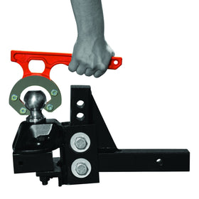 HitchGrip label and material callouts highlighting durability benefits