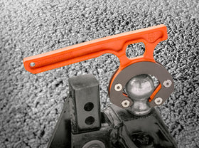 HitchGrip in an RV campground lifestyle scene improving towing convenience
