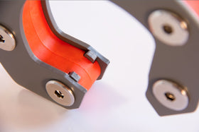 HitchGrip side profile showing latch design for balanced control