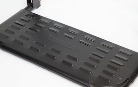 HitchMate TireStep used to reach roof rack, safer rooftop access