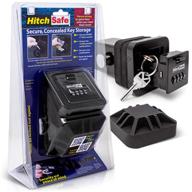 HitchSafe HS7000 front view showing hidden hitch storage and security
