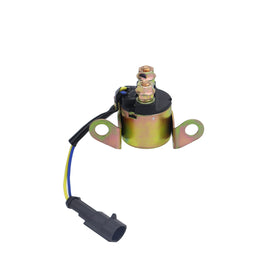 HITY MOTOR starter next to ruler showing compact size for fit confirmation