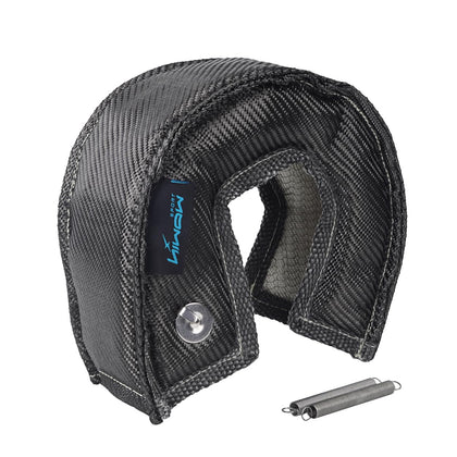 HiwowSport front view of T3 turbo blanket showing full cover and fit benefit