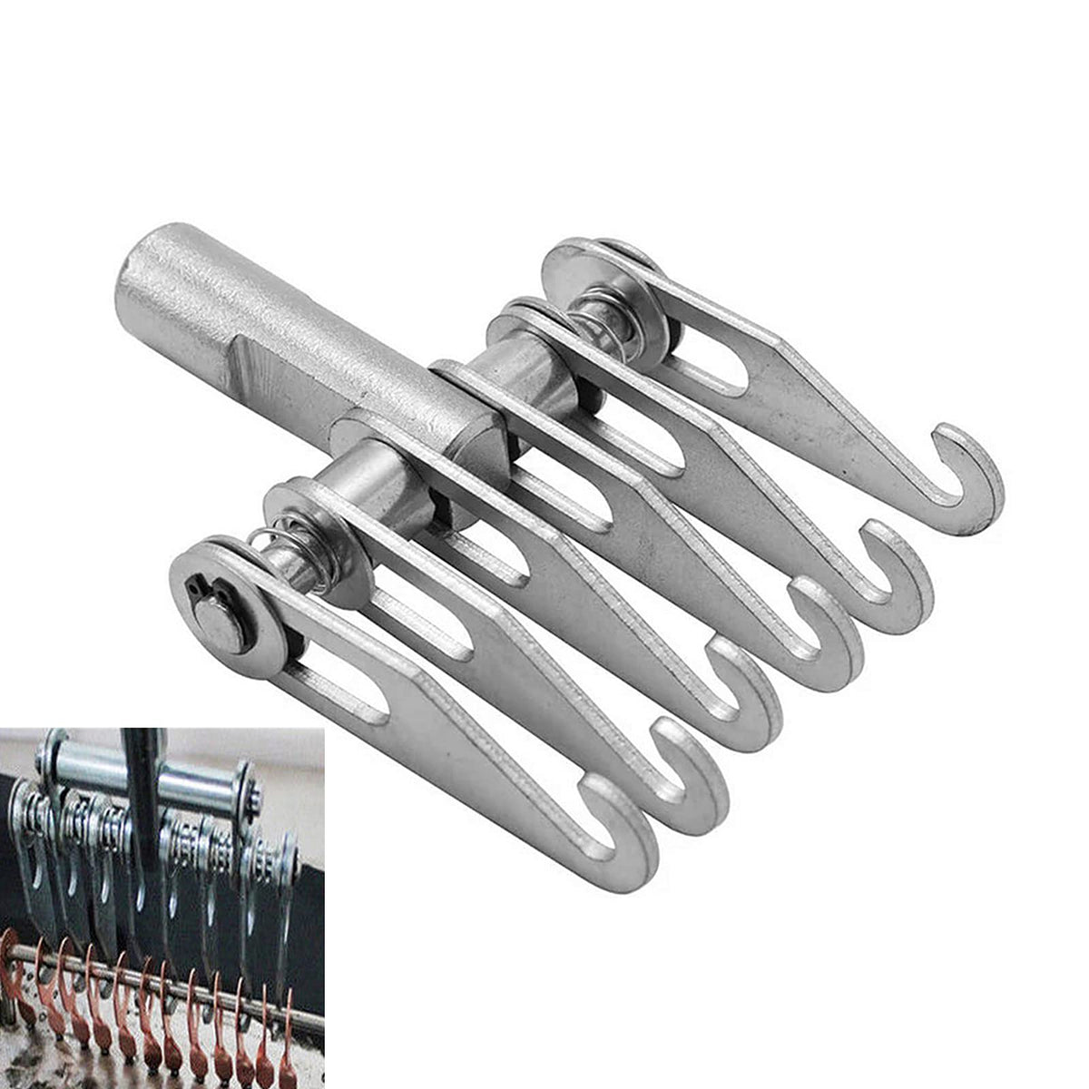 HiYi 6-finger claw front view shows durable metal build and compatibility